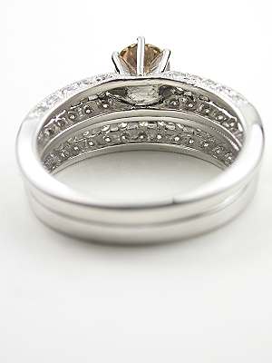 Antique Style Engagement and Wedding Rings Set