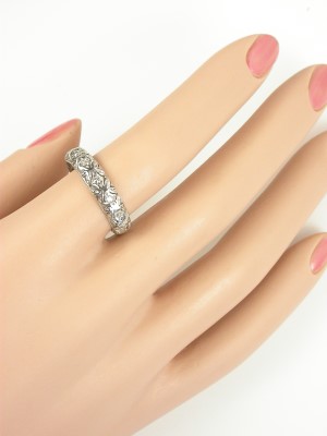 Antique Wedding Ring with Pierced Design