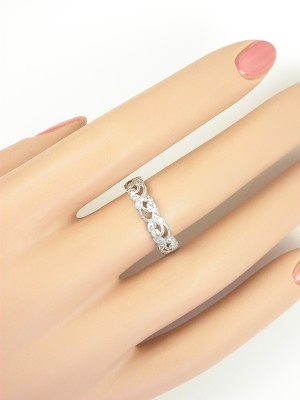 Edwardian Style Diamond Wedding Ring