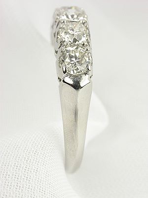 Old European Cut Diamond Wedding Ring