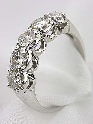 5 Stone Antique Diamond Wedding Ring