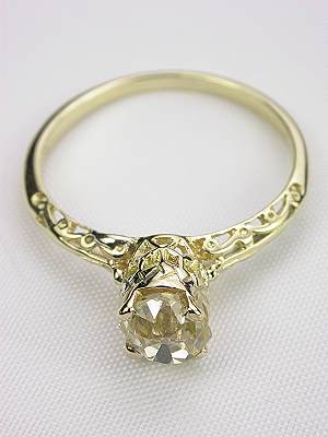 Antique 1930s Filigree Engagement Ring