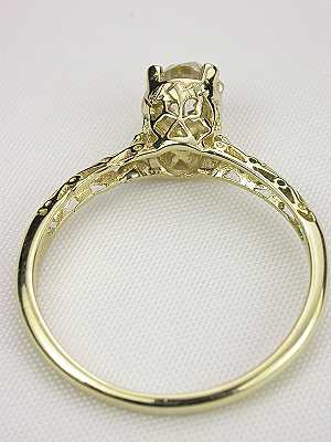 Antique 1930s Filigree Engagement Ring