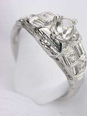 Early Art Deco Diamond Engagement Ring
