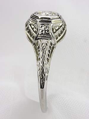 Belais Antique Diamond Engagement Ring