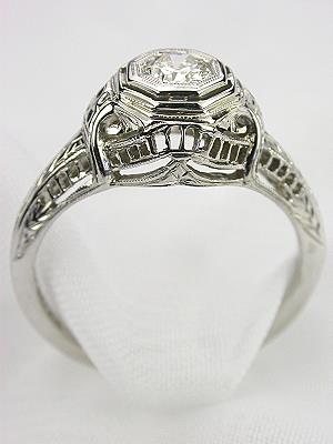 Belais Antique Diamond Engagement Ring