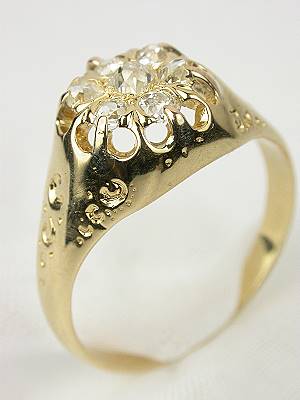 Victorian Antique Diamond Engagement Ring