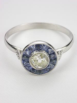 1930s Platinum Antique Engagement Ring