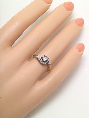 Hand-wrought Antique Diamond Engagement Ring