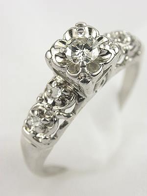 1940's Diamond Engagement Ring