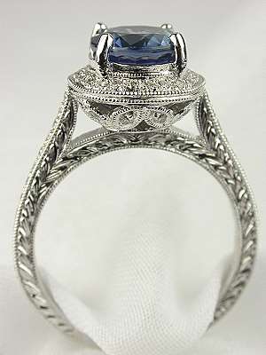 Beverley K Sapphire and Diamond Bridal Set