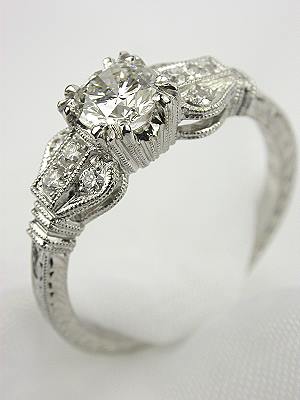 Diamond Engagement Ring by Beverley K