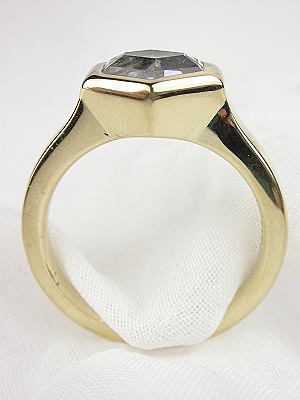 Contemporary Sapphire Ring by David DeAtley