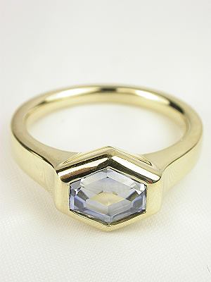 Contemporary Sapphire Ring by David DeAtley