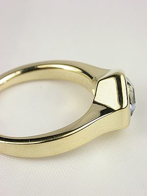 Contemporary Sapphire Ring by David DeAtley