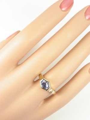 Contemporary Sapphire Ring by David DeAtley