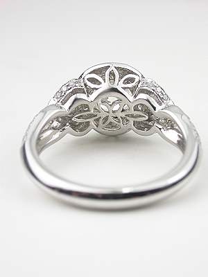 Romantic Diamond Engagement Ring