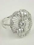 Antique Style "Circle of Light" Diamond Ring