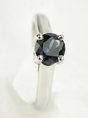  Blue Sapphire Classic Engagement Ring 