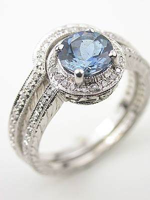 Engagement and Wedding Bridal Rings Set