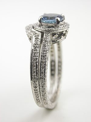 Engagement and Wedding Bridal Rings Set