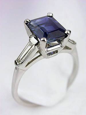 Vintage Sapphire Engagement Ring by J.B.Star