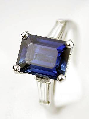 Vintage Sapphire Engagement Ring by J.B.Star