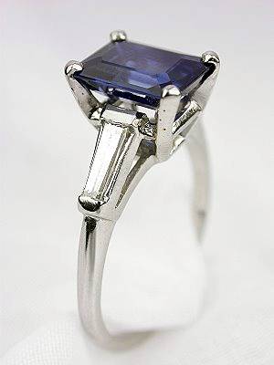 Vintage Sapphire Engagement Ring by J.B.Star