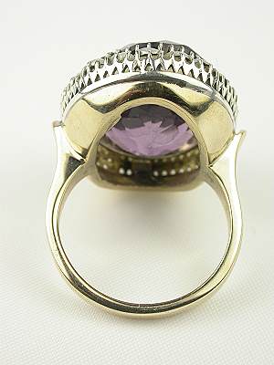 Vintage Amethyst Cocktail Ring