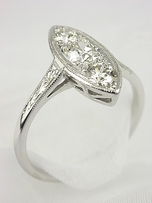 Edwardian Antique Diamond Engagement Ring