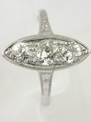 Edwardian Antique Diamond Engagement Ring