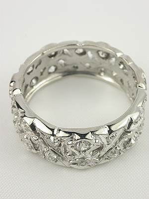 Extra Wide Antique Wedding Ring