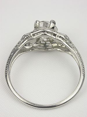 Antique Diamond Engagement Ring by C.D. Peacock