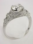 Edwardian Inspired Diamond Engagement Ring