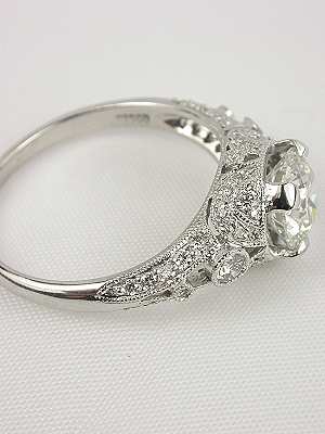 Edwardian Inspired Diamond Engagement Ring