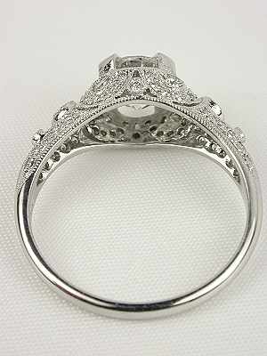 Edwardian Inspired Diamond Engagement Ring