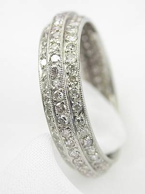 1940s Diamond Eternity Band