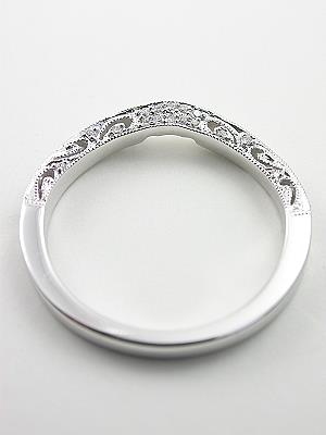 Antique Style Filigree Wedding Ring