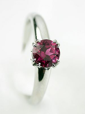 Pink Tourmaline Engagement Ring 