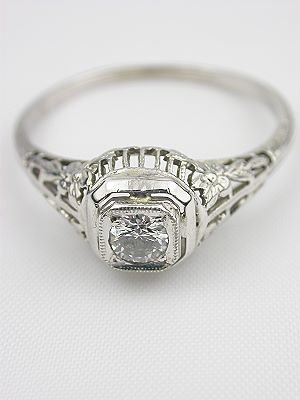 Antique Art Deco Engagement Ring