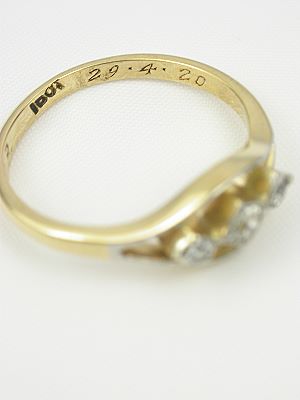 Edwardian Antique Diamond Engagement Ring