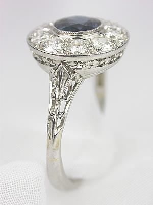 Edwardian Sapphire Antique Engagement Ring