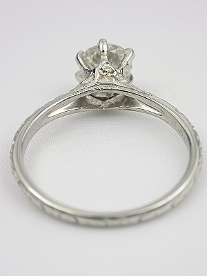 Orange Blossom Antique Engagement Ring