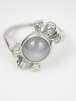 Art Nouveau Turtle Motif Antique Ring
