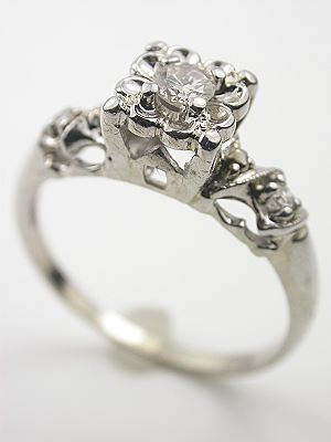 Antique Diamond Engagement Ring, Circa 1935