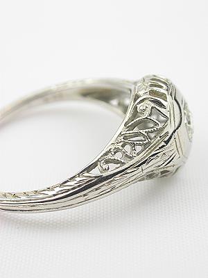Old European Cut Diamond Antique Engagement Ring