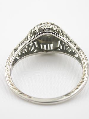 Old European Cut Diamond Antique Engagement Ring