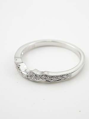 Antique Style Diamond Wedding Band