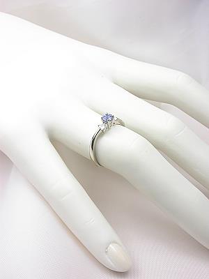 Contemporary Sapphire Engagement Ring
