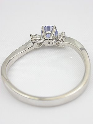 Contemporary Sapphire Engagement Ring